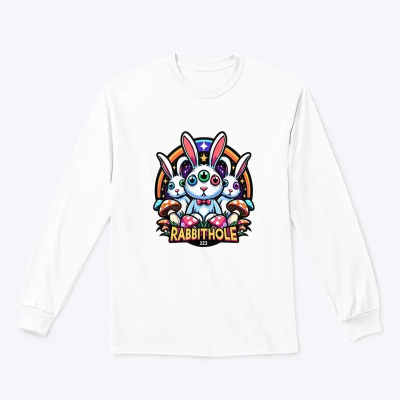 Rabbithole223 Logo Long Sleeve Tee